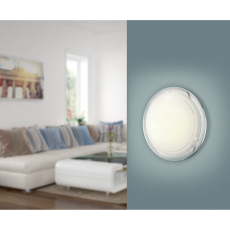 Lornette Flush Ceiling Light - Chrome