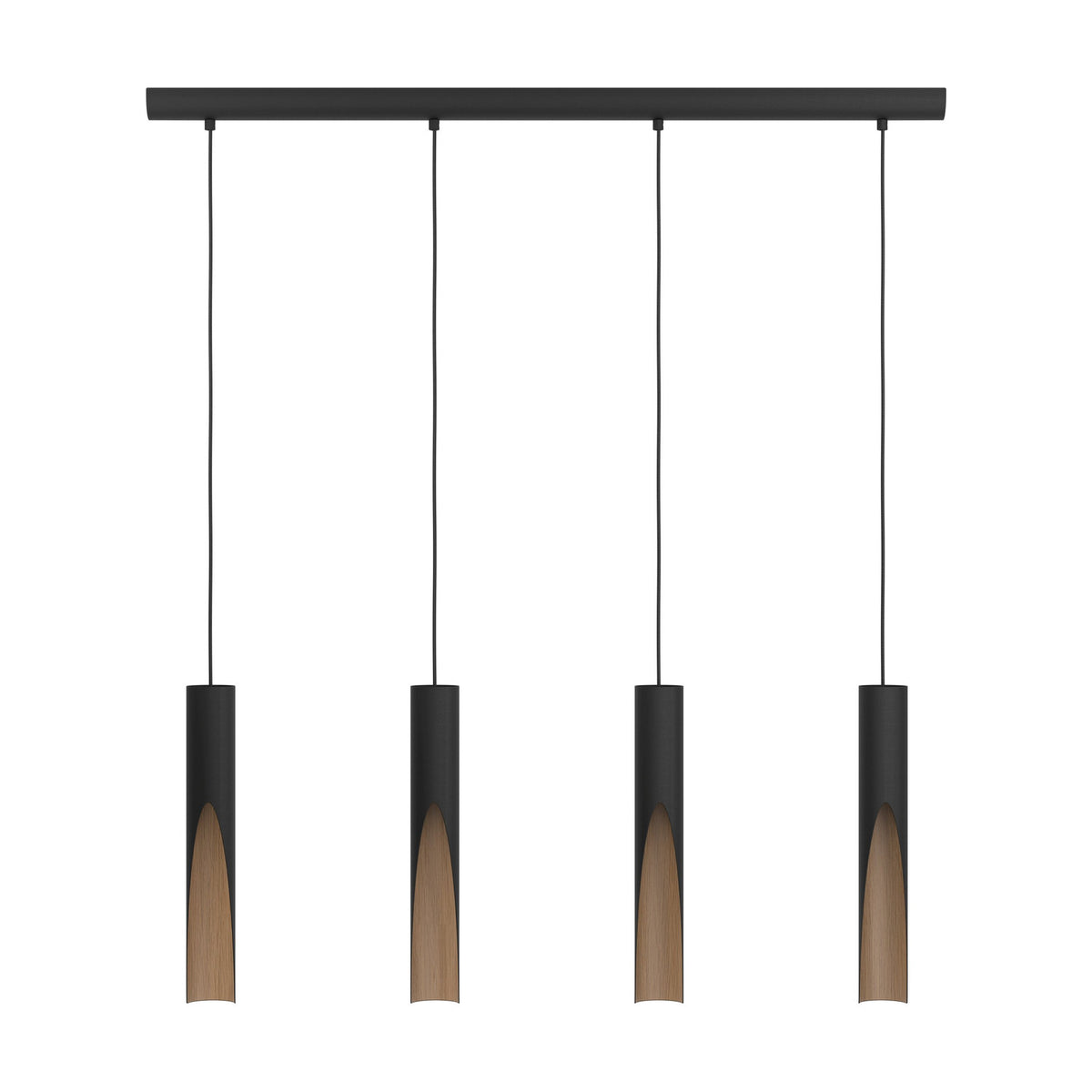 Losessa Linear Pendant Light - Black
