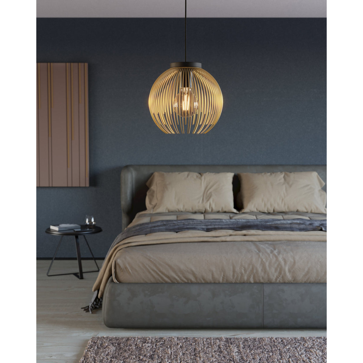 Losmora Pendant Light 23.5cm - Black & Gold