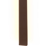 Lotus 1.2m Outdoor LED Wall Light 18W 3000K - Rust Brown