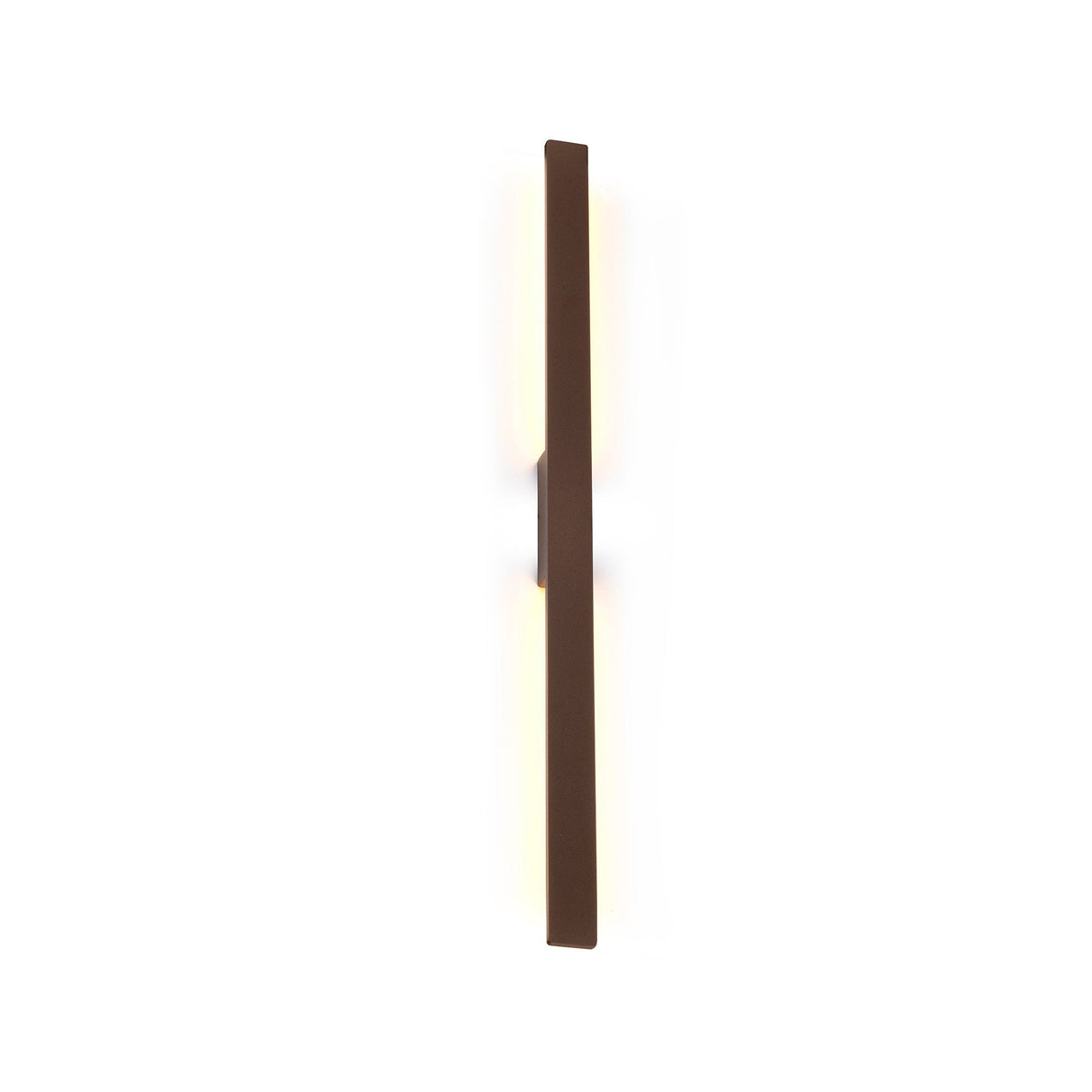 Lotus 1.2m Outdoor LED Wall Light 18W 3000K - Rust Brown