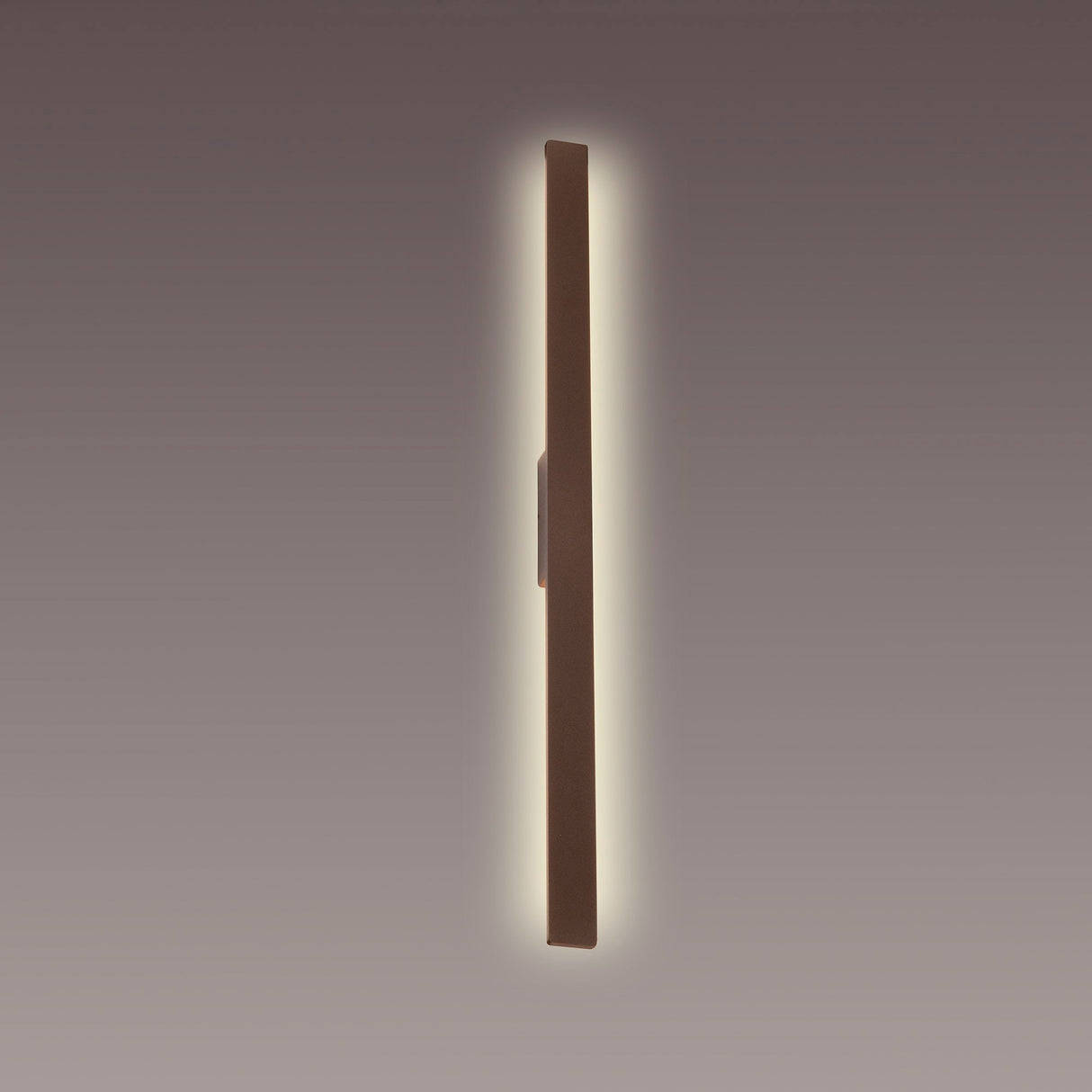 Lotus 1.2m Outdoor LED Wall Light 18W 3000K - Rust Brown