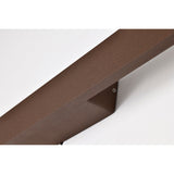 Lotus 1.4m Outdoor LED Wall Light 24W 3000K - Rust Brown