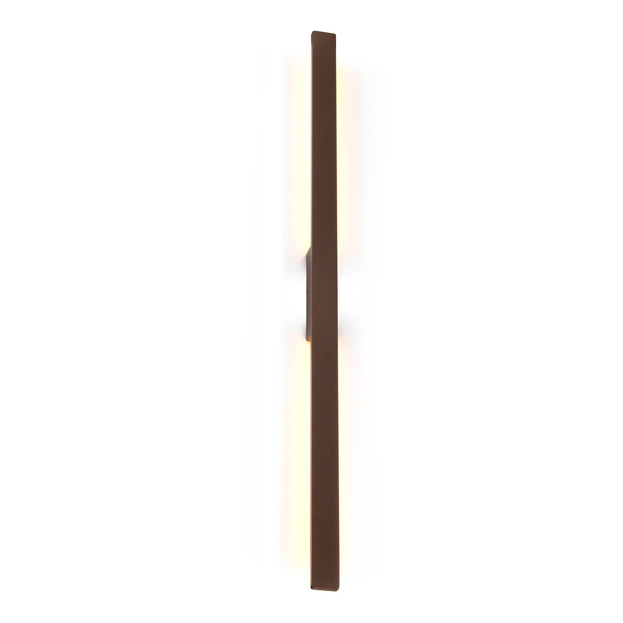 Lotus 1.4m Outdoor LED Wall Light 24W 3000K - Rust Brown