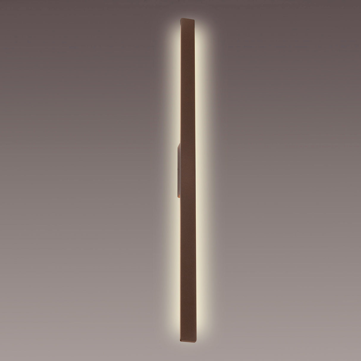 Lotus 1.4m Outdoor LED Wall Light 24W 3000K - Rust Brown