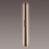 Lotus 1.4m Outdoor LED Wall Light 24W 3000K - Rust Brown
