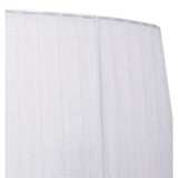 Louise Right 2 Light Crystal Wall Light - Chrome With White Shade