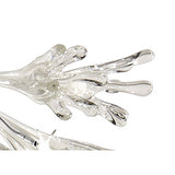 Love Small 9 Light Glass Semi-Flush Ceiling Light - White