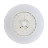 Lovisca Ceiling Fan with Light - White & Silver
