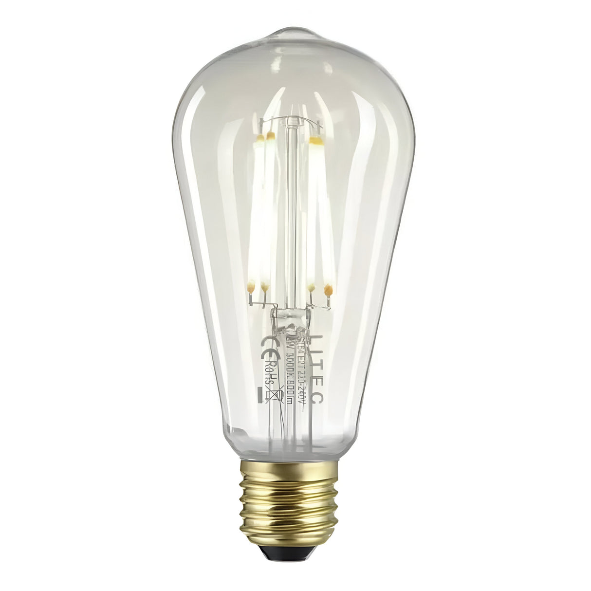 Clear Edison LED E27 Lamp - Clear Glass