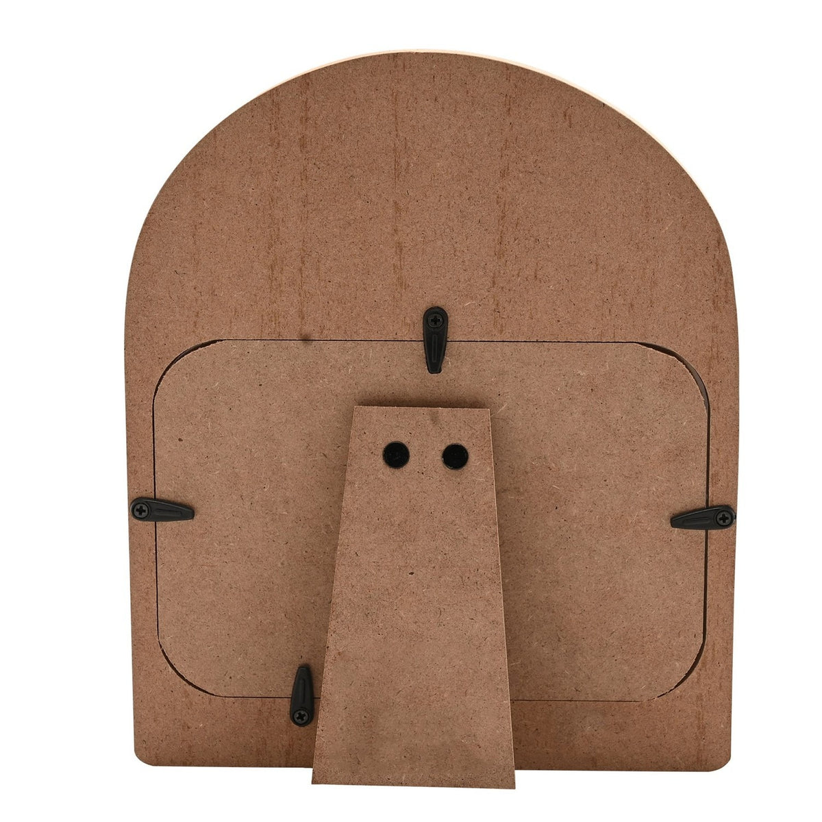 Hello Baby Arched Wooden Photo Frame with Bunny - Natural