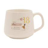 18th Birthday Totally Unstoppable Stoneware Mug - Cream