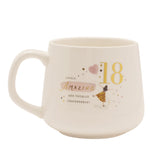 18th Birthday Totally Unstoppable Stoneware Mug - Cream