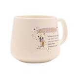 Best Friend Sentiment Ceramic Mug with Gold Detail - White