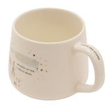 Cousin Heart Balloon Stoneware Mug 350ml - White & Blue