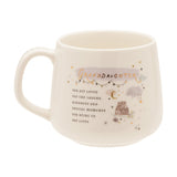 Granddaughter Bear Stoneware Mug with Gold Lettering - Cream