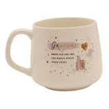 Grandma Bears and Heart Balloon Stoneware Mug 350g - Cream