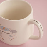You Are So Loved Geese, Moon and Stars Ceramic Mug - Cream