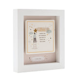 Dad Reach for The Stars Wooden Boxed Wall Plaque - White