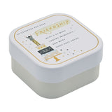 Friendship Square Tin Scented Candle 125g - White & Grey
