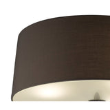 Lua 3 Light Flush Ceiling Light - Ash Grey