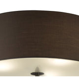 Lua 3 Light Flush Ceiling Light - Ash Grey
