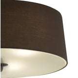 Lua 3 Light Flush Ceiling Light - Ash Grey