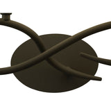 Lua 2 Light Wall Light - Ash Grey With Ash Grey Shade