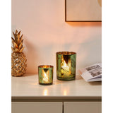 Lukut Glass Tealight Holder - Green