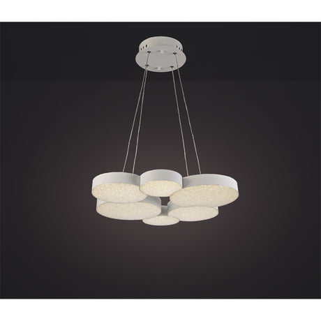 Lunas 60.5cm LED Suspension Light With RF Remote Control - White