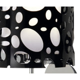 Lupin 1 Light Wall Light - Gloss Black/White