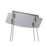 Lux 5 Light Linear Suspension Light - Polished Chrome