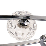 Lux 5 Light Linear Suspension Light - Polished Chrome