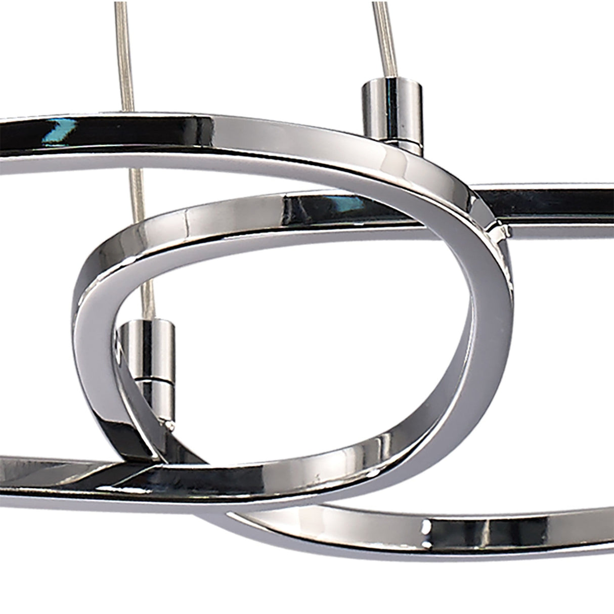 Lux 5 Light Linear Suspension Light - Polished Chrome