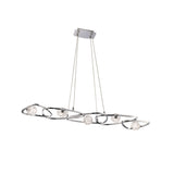 Lux 5 Light Linear Suspension Light - Polished Chrome