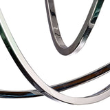 Lux 5 Light Flush Ceiling Light - Polished Chrome