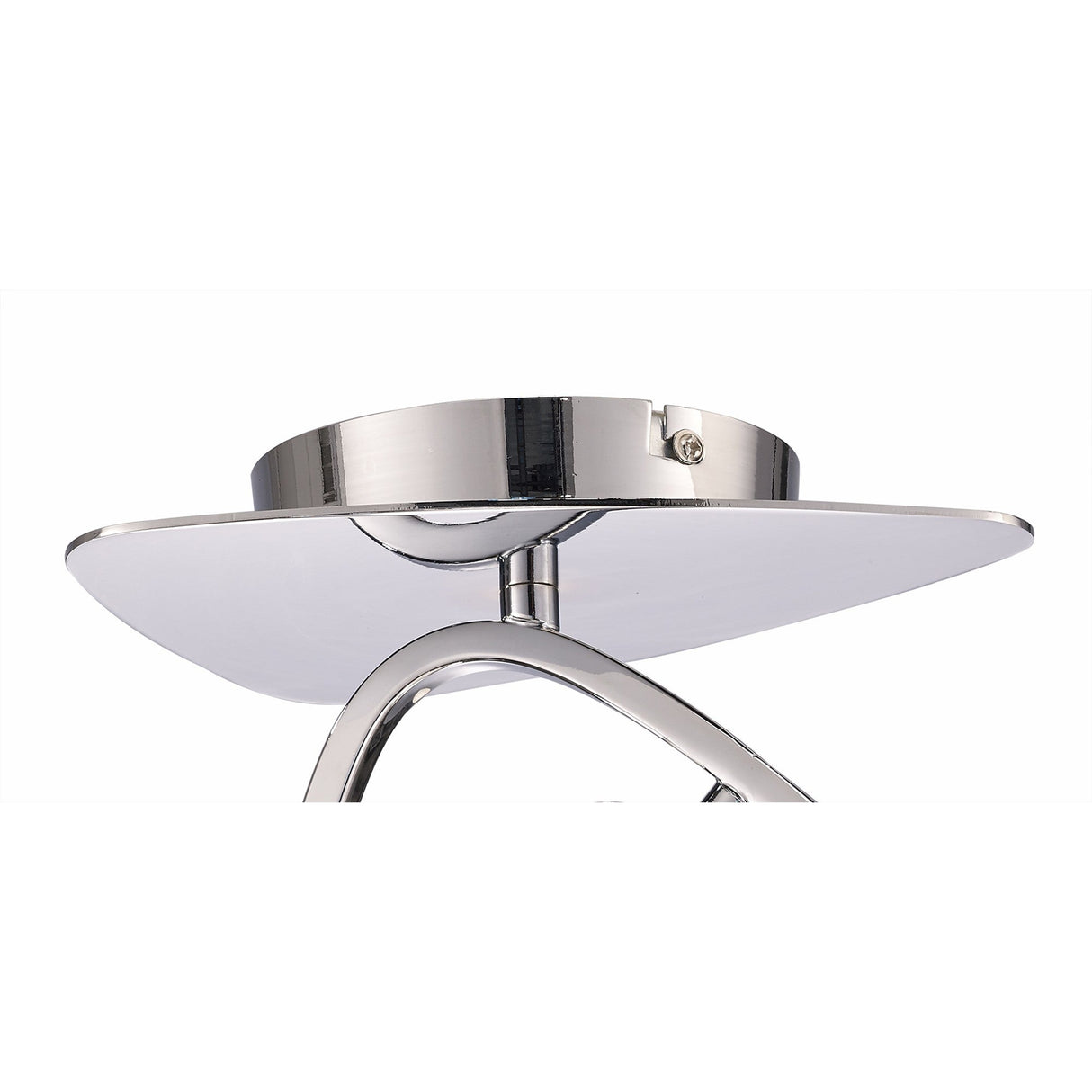 Lux 2 Light Flush Ceiling Light - Polished Chrome
