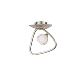 Lux 1 Light Flush Ceiling Light - Polished Chrome