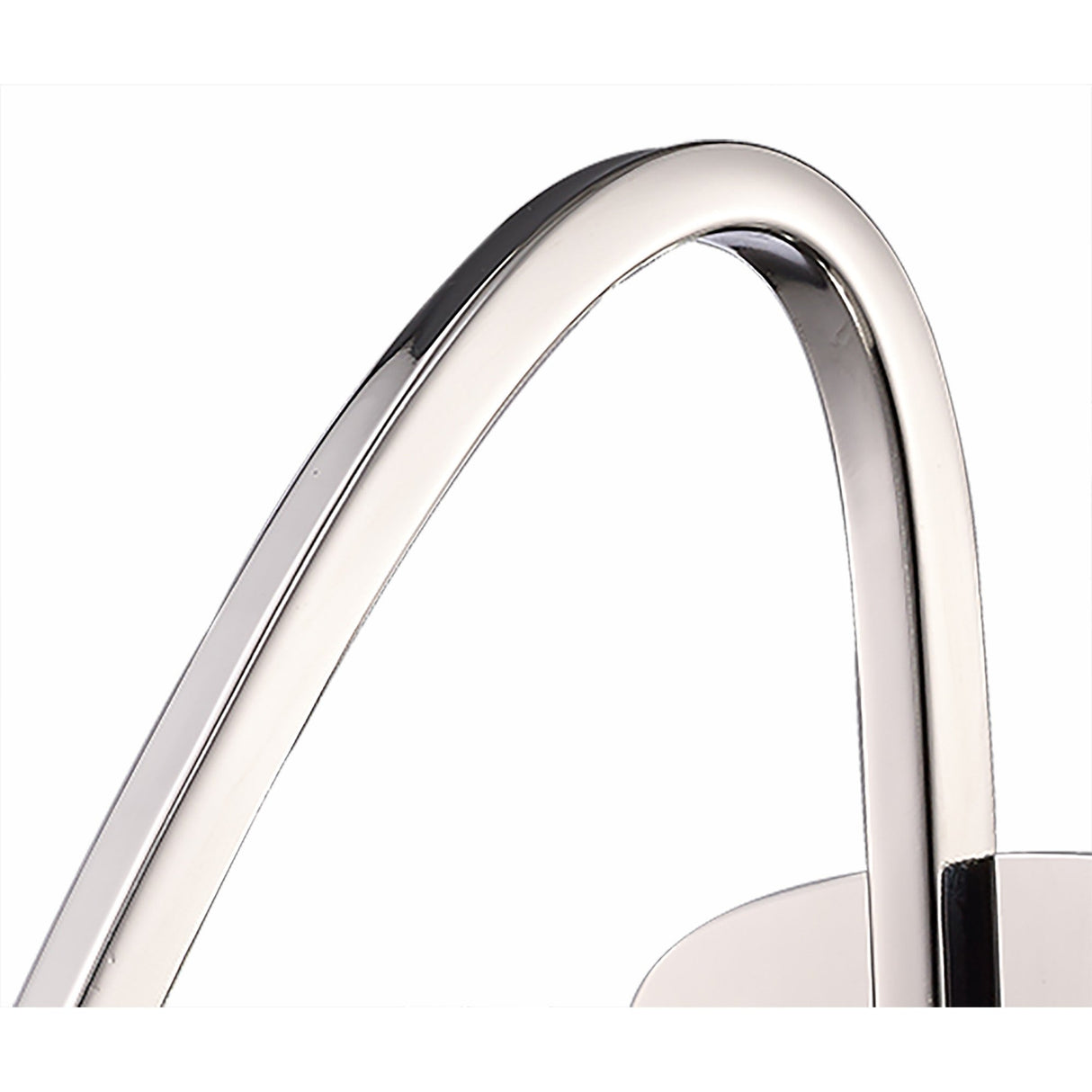 Lux 1 Light Wall Light With Switch - Polished Chrome