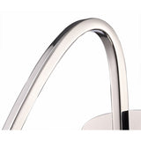 Lux 1 Light Wall Light With Switch - Polished Chrome