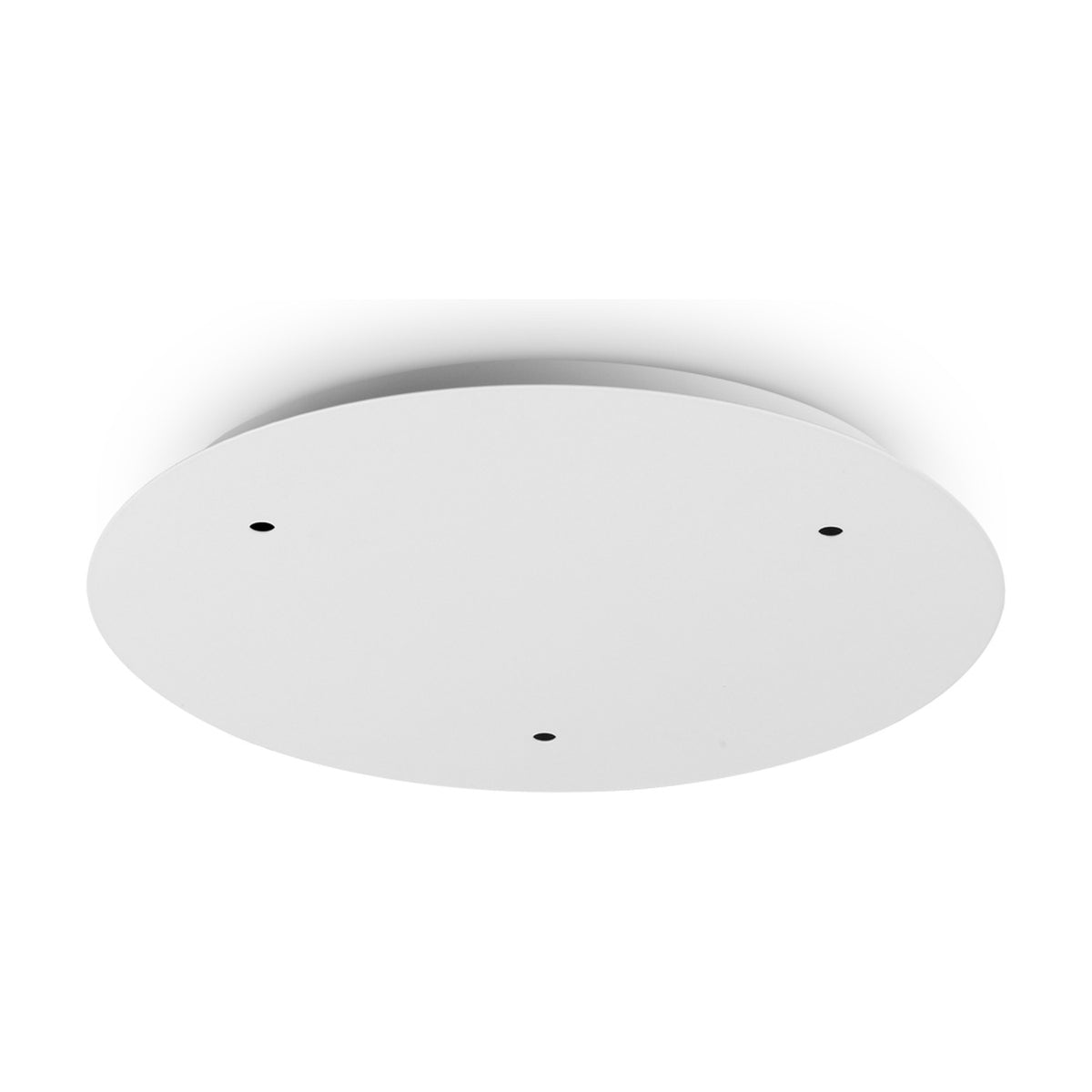 Lyria 3 Light LED Round Ceiling Rose - White, 300mm
