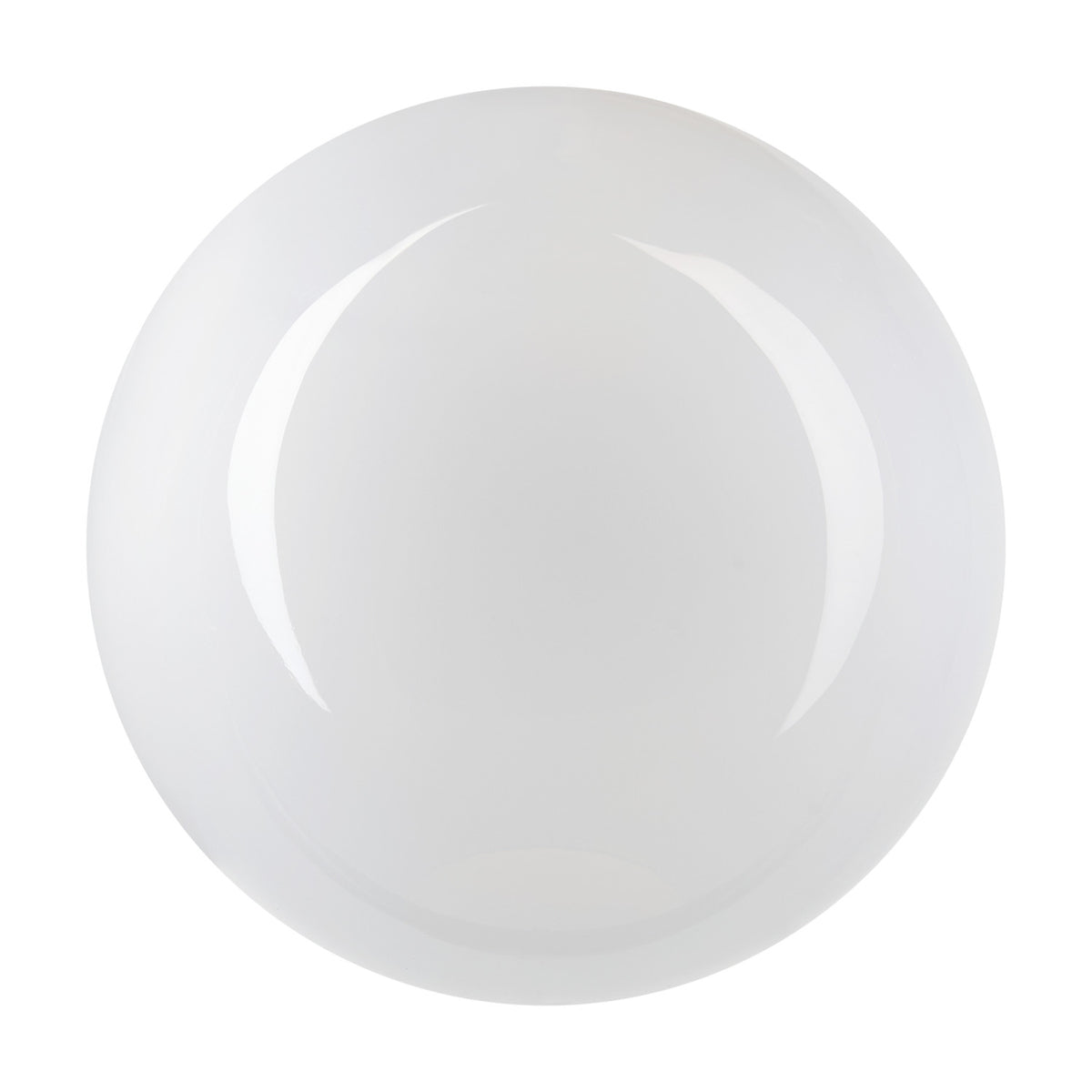Lyria 30cm globe glass light shade in opal white, a round opal-glass replacement shade shown against a plain white background.