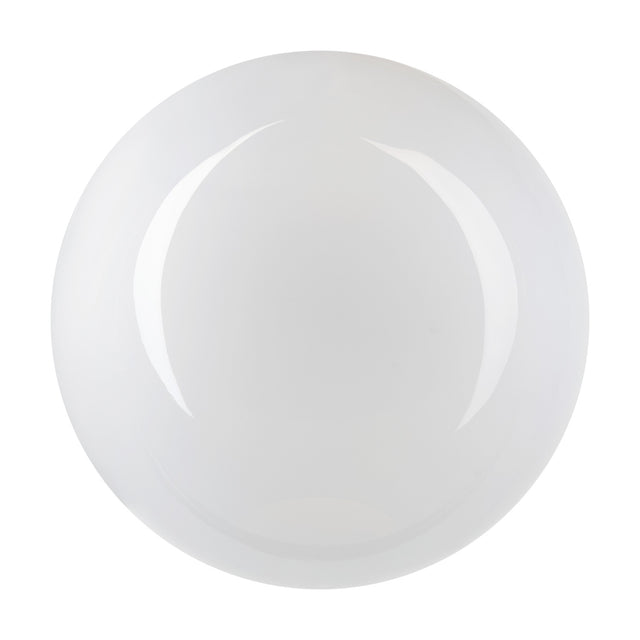 Lyria 30cm globe glass light shade in opal white, a round opal-glass replacement shade shown against a plain white background.
