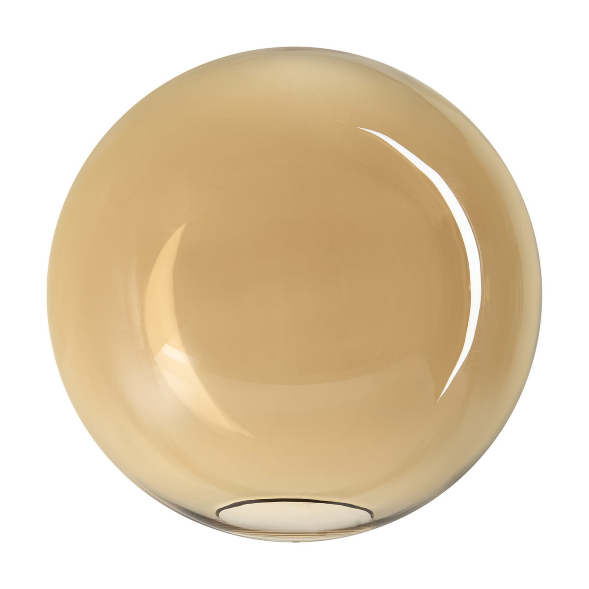 Lyria 50cm Globe Glass Light Shade - Amber