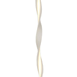 The Madagascar LED Floor Lamp 24W 3000K in Sand White features a modern, sculptural twisted design with integrated energy-efficient LEDs, ideal for those seeking contemporary and efficient lighting solutions.