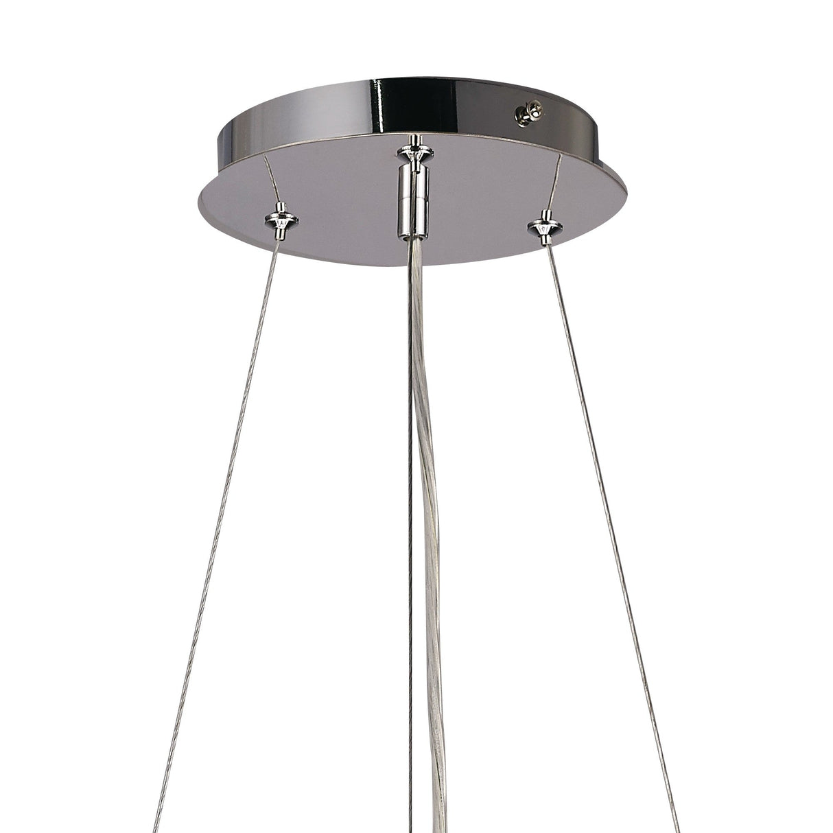 Maddison 60cm Round 8 Light Crystal Chandelier - Polished Chrome