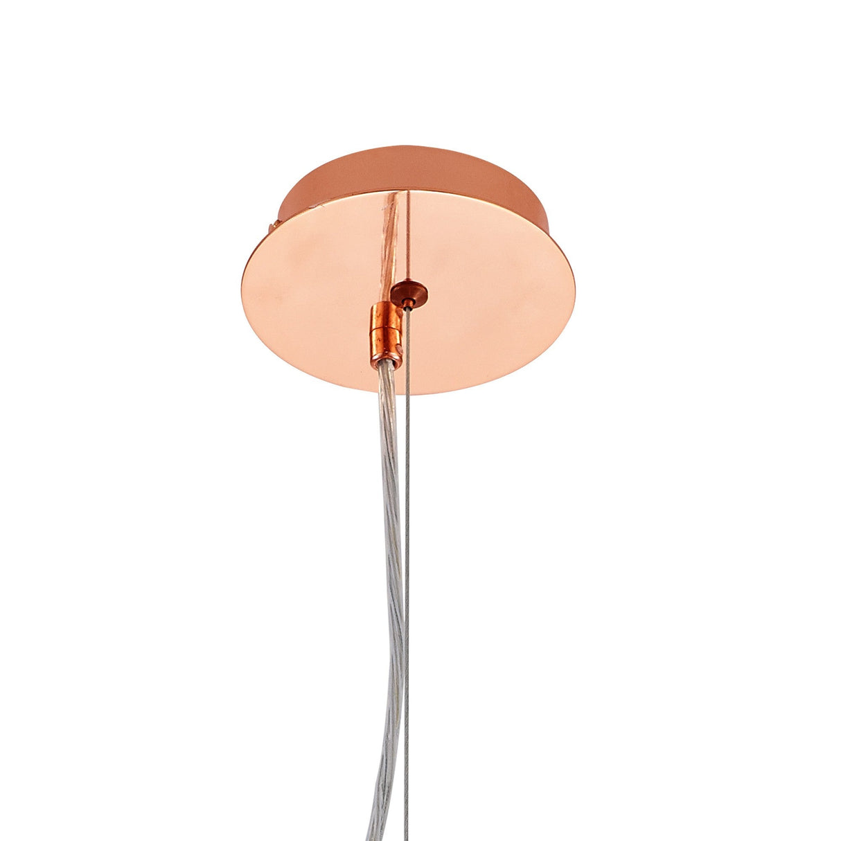 Maddison 2 Light Cylinder Crystal Pendant Light – Rose Gold