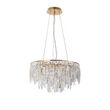 Maddison 42cm Round 6 Light Crystal Chandelier - French Gold