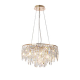 Maddison 42cm Round 6 Light Crystal Chandelier - French Gold