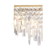 Maddison 6 Light Crystal Linear Suspension Light - Gold